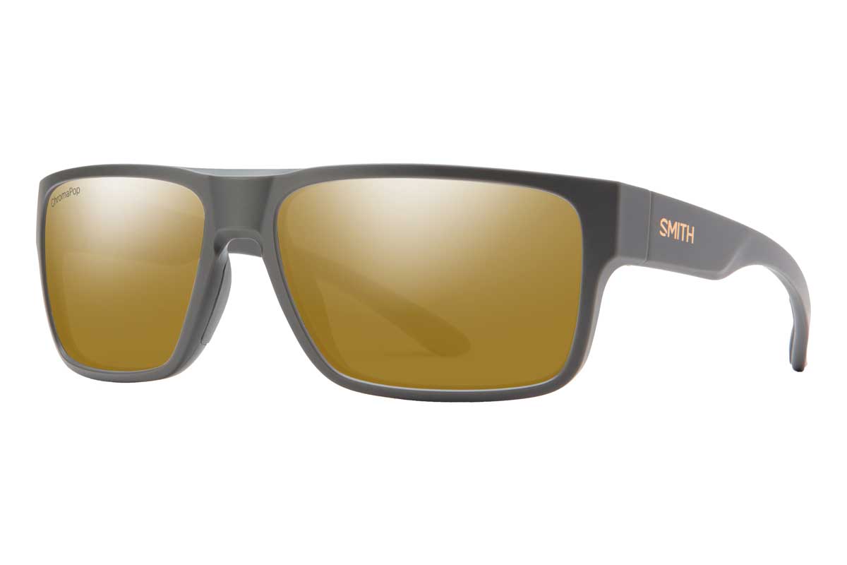 Smith Soundtrack Sunglasses ChromaPop Polarized in Matte Gravy with Bronze Mirror